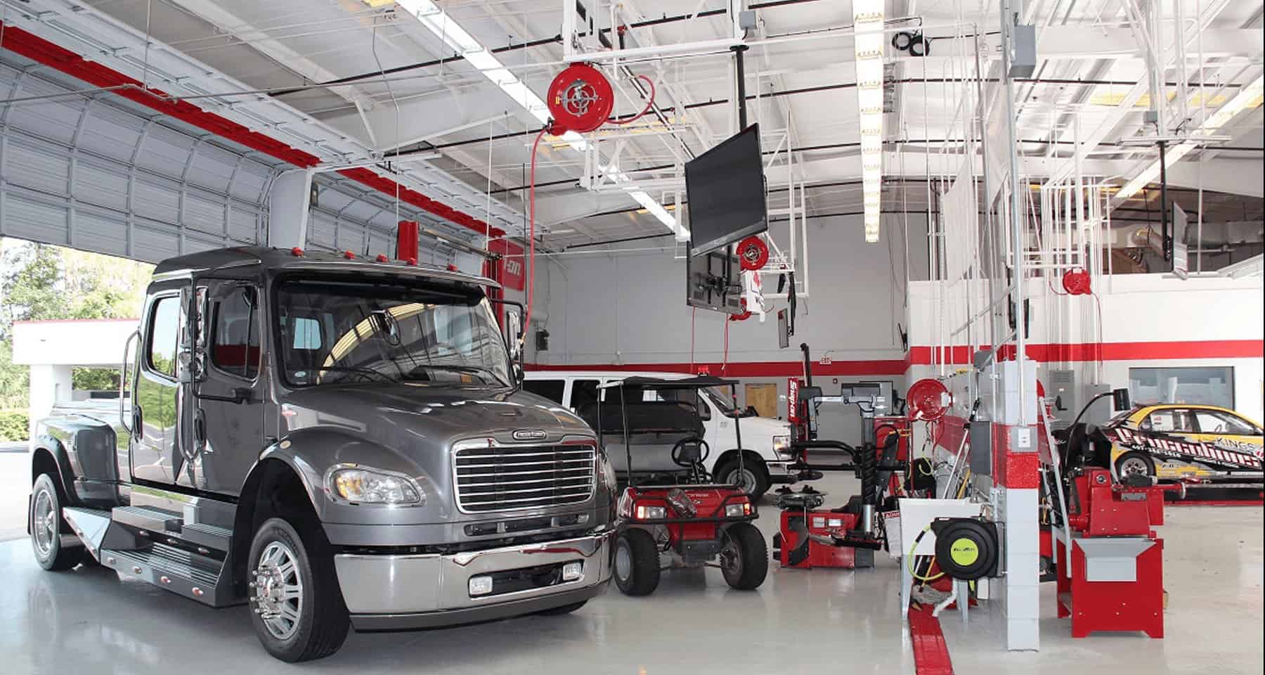Diesel shop at Mech-Tech Institute, Orlando campus